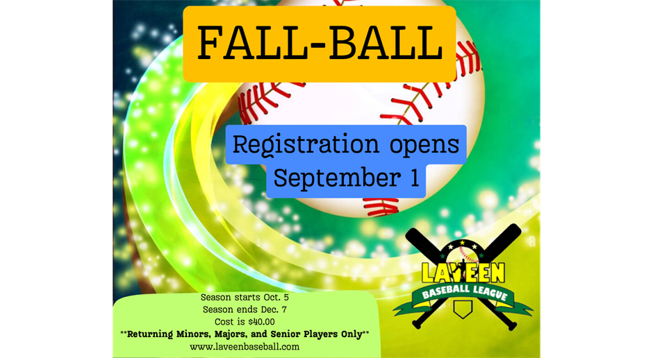 Fall Ball Registration 2024